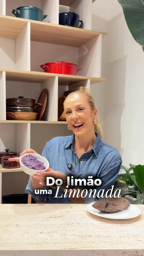 Batata-doce roxa, receita de Mariane Heller